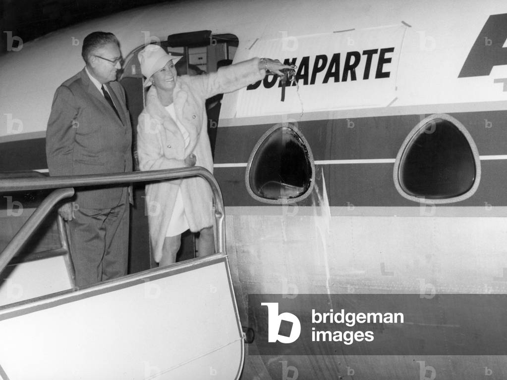 Michele Morgan Naming Plane 