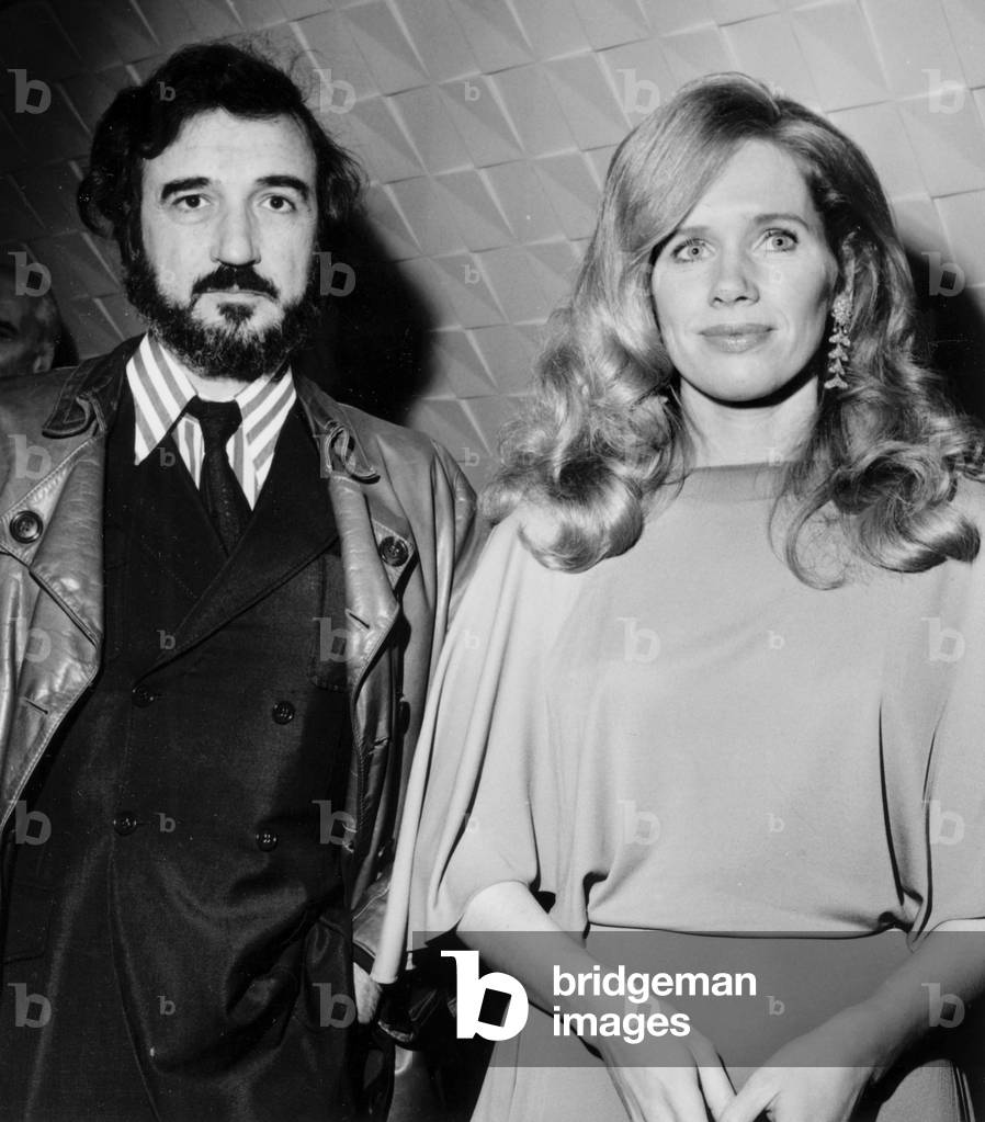 Jean Claude Carriere and Liv Ullmann Arriving at Premiere of Film 