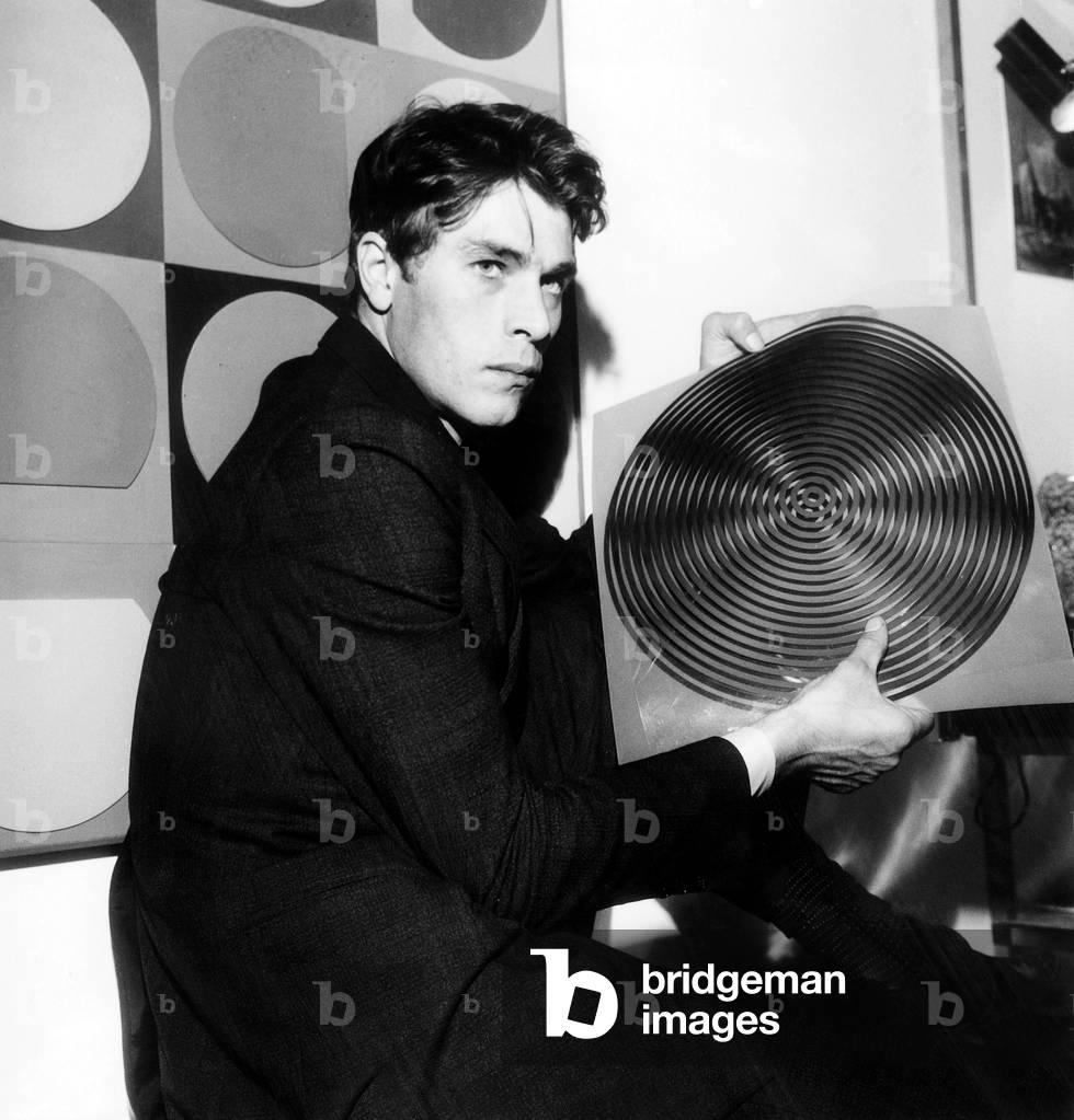 Laurent Terzieff on Set of Film La Prisonniere September 26, 1967 (b/w photo)