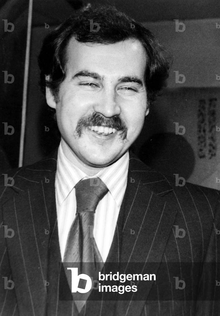 Prince Thibault of Orleans (1948-1983) Youngest Son of Countofparis on November 8, 1979 (b/w photo)