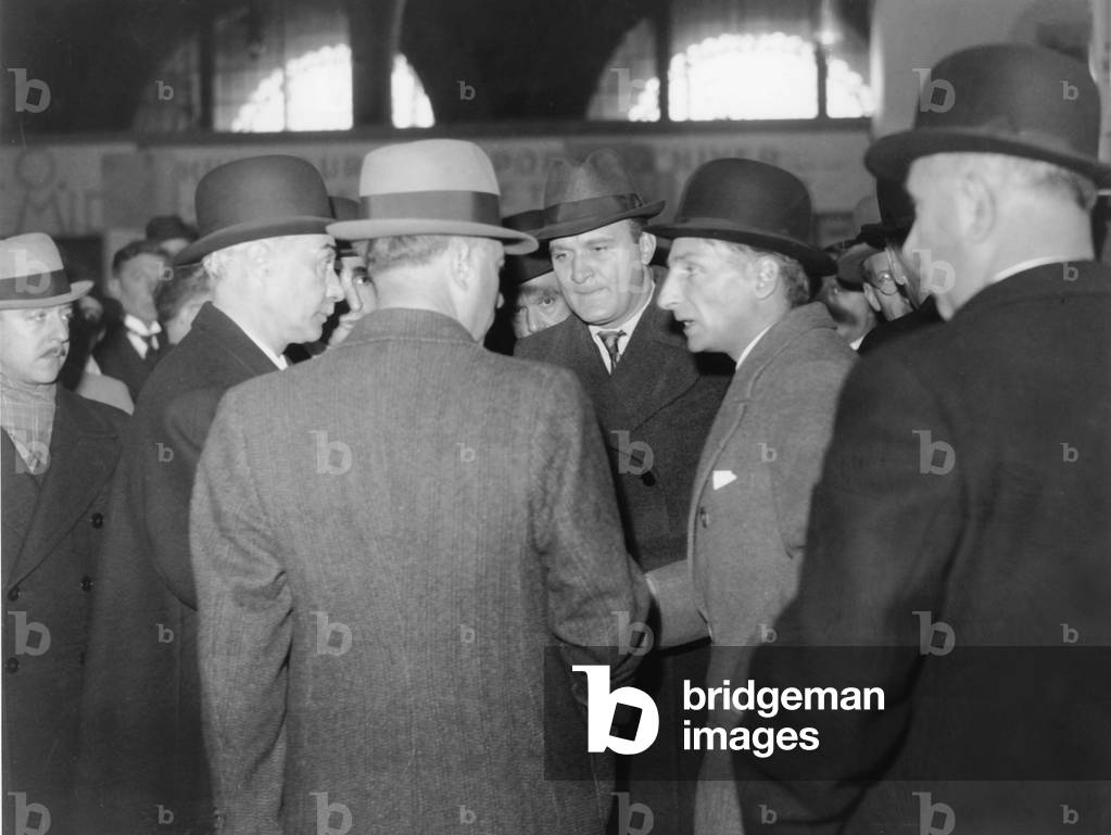 Leo Lagrange (C) French Minister of Youth, here C. 1939 (b/w photo)