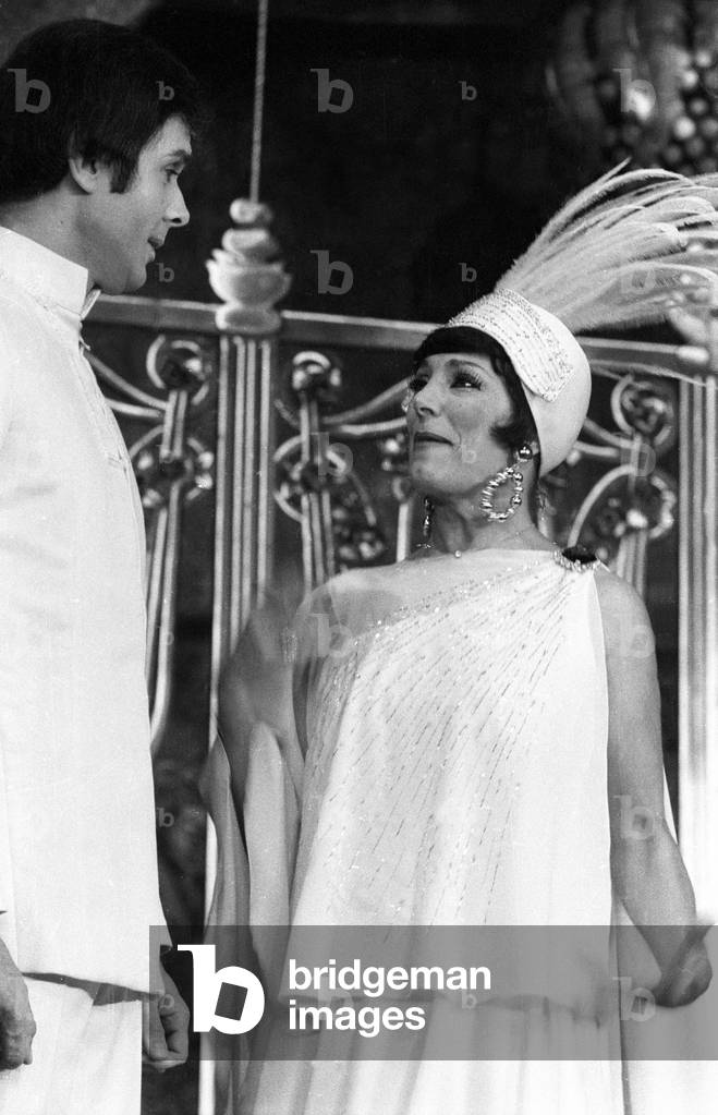 French Comedians Michel Gallois and Micheline Dax in Play 