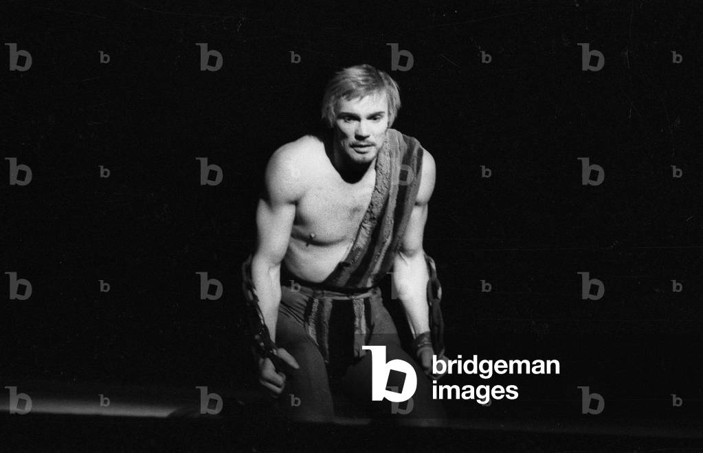 Russian Dancer Vladimir Vassiliev during Rehearsal of Ballet 