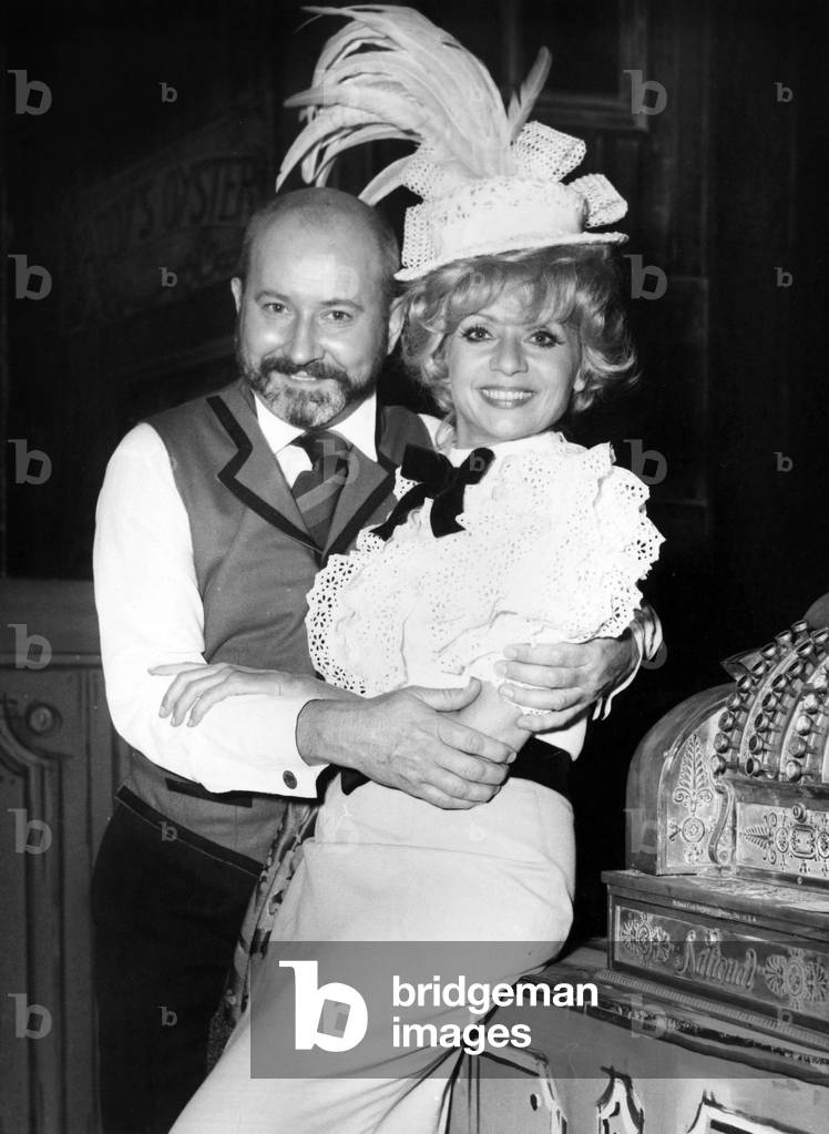 Annie Cordy As Dolly With Jacques Mareuil As Horace during Rehearsal of 