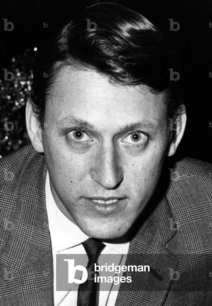 Alain Calmat, Minister of Youth and Sports, July 23, 1984 (b/w photo)