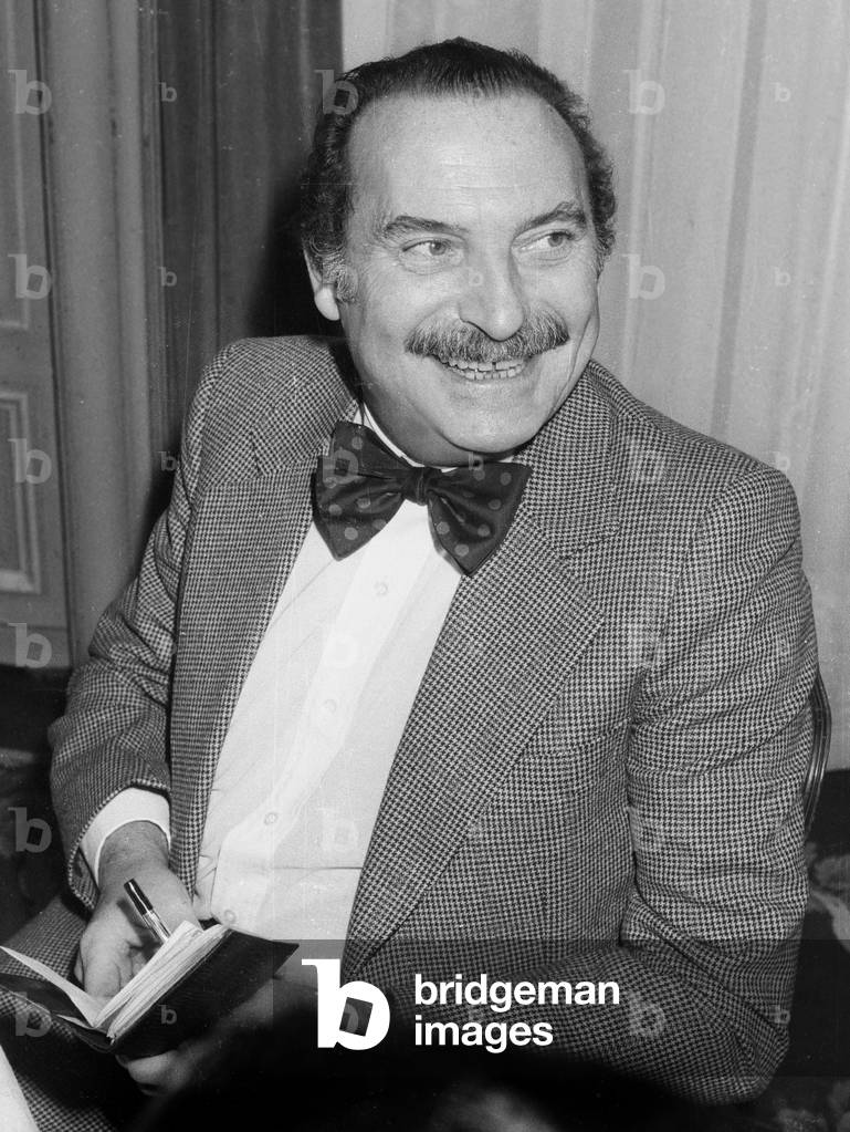 Jean Ferniot At the Interallie Prix Chez Lasserre December 5, 1977 (b/w photo)