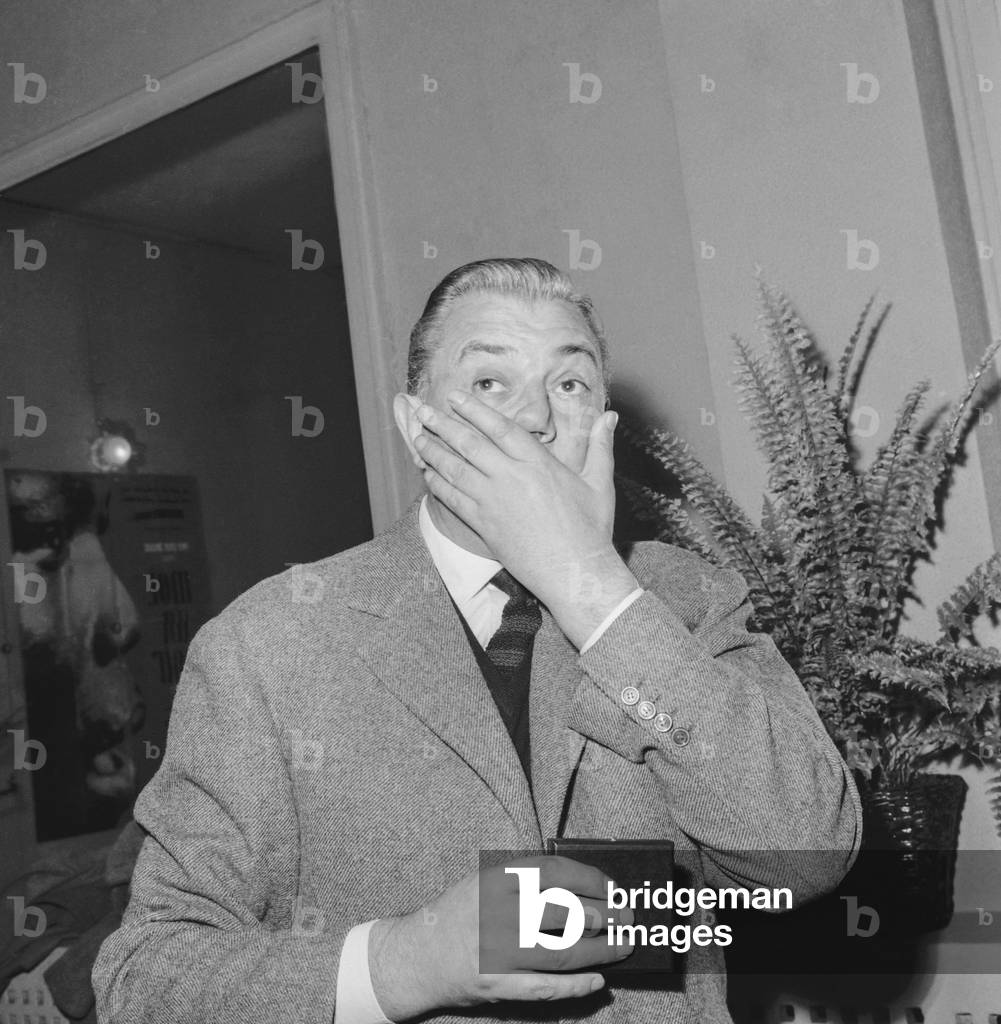 French director Jacques Tati after he received the 