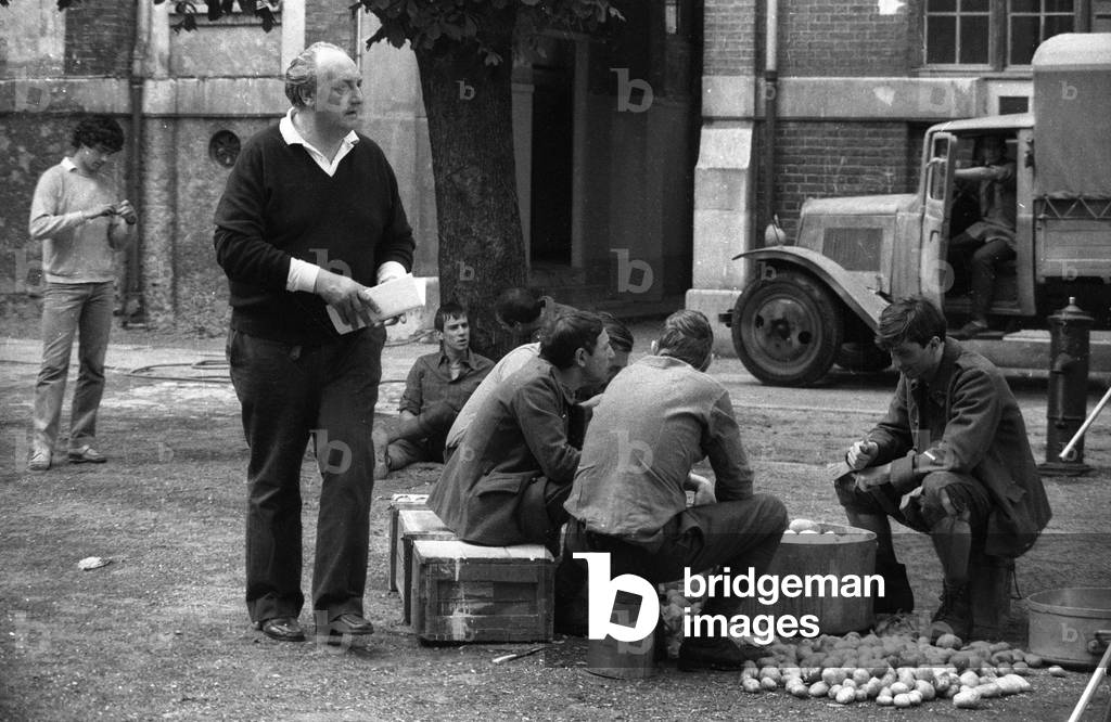  Pierre Tchernia on set of tvmovie 