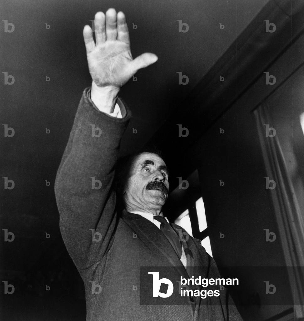 1St Trial of French Poisoner Marie Besnard : Joseph Maitre Fossoyeur February 20, 1952 (b/w photo)