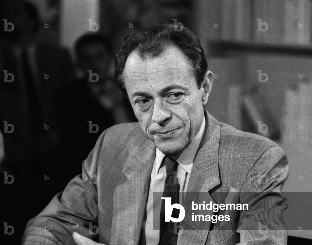 Michel Rocard during tvprogram 