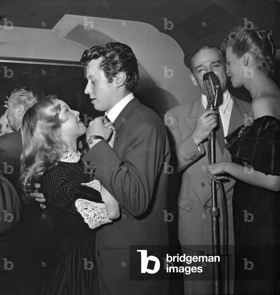 Cecile Aubry and Michel Auclair at Premiere of Film 