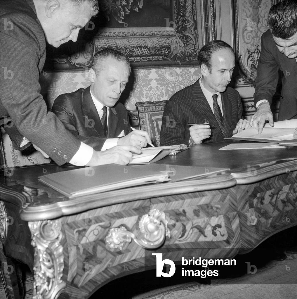Janusz Burakiewicz  et Valery Giscard d'Estaing