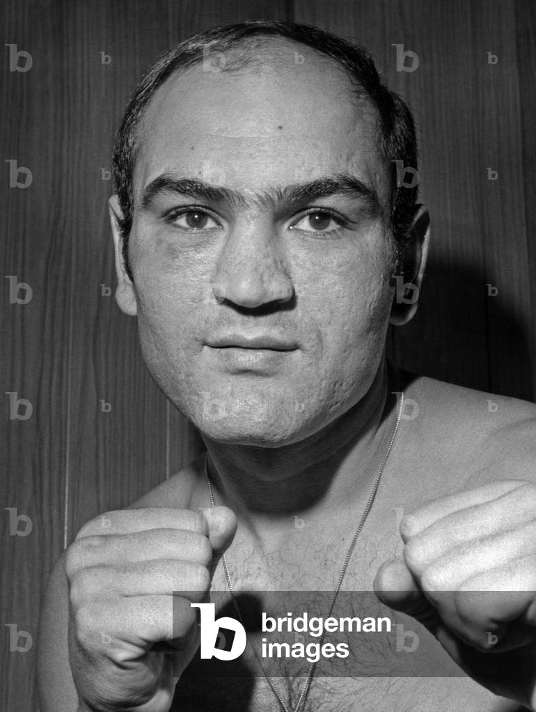 Boxer Max Cohen Weigh Before The Match At The Palais Des Sports On January 3, 1972 (b/w photo)