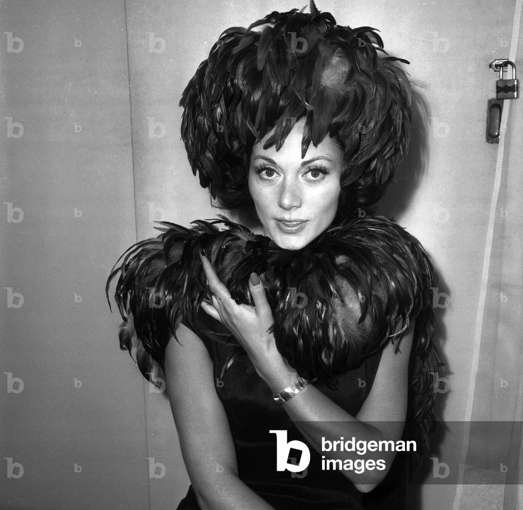 Hat By Rose Valois, Paris, July 21, 1961 (b/w photo)