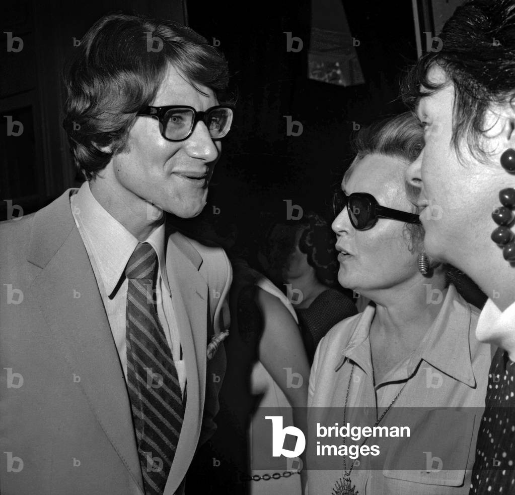 Yves Saint-Laurent, 1967 (b/w photo)
