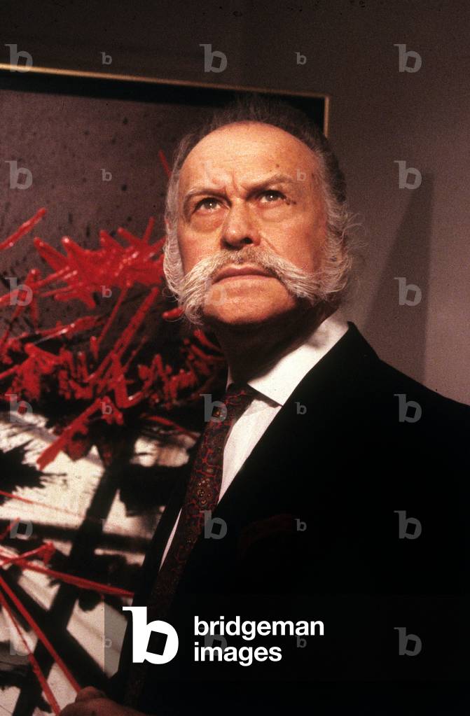 Exhibition of Georges Mathieu'S Works in Paris November 6, 1988 (photo)