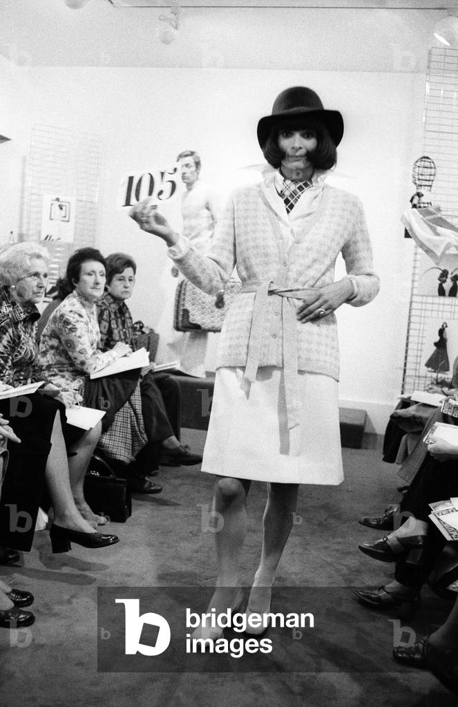 Fashion By Jacques Esterel For Spring Summer 1973 (b/w photo)