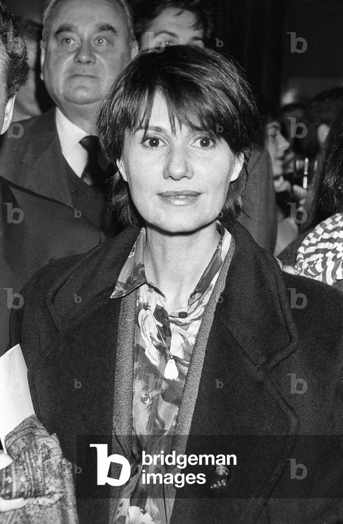 French Actress Miou Miou at Premiere of Film 