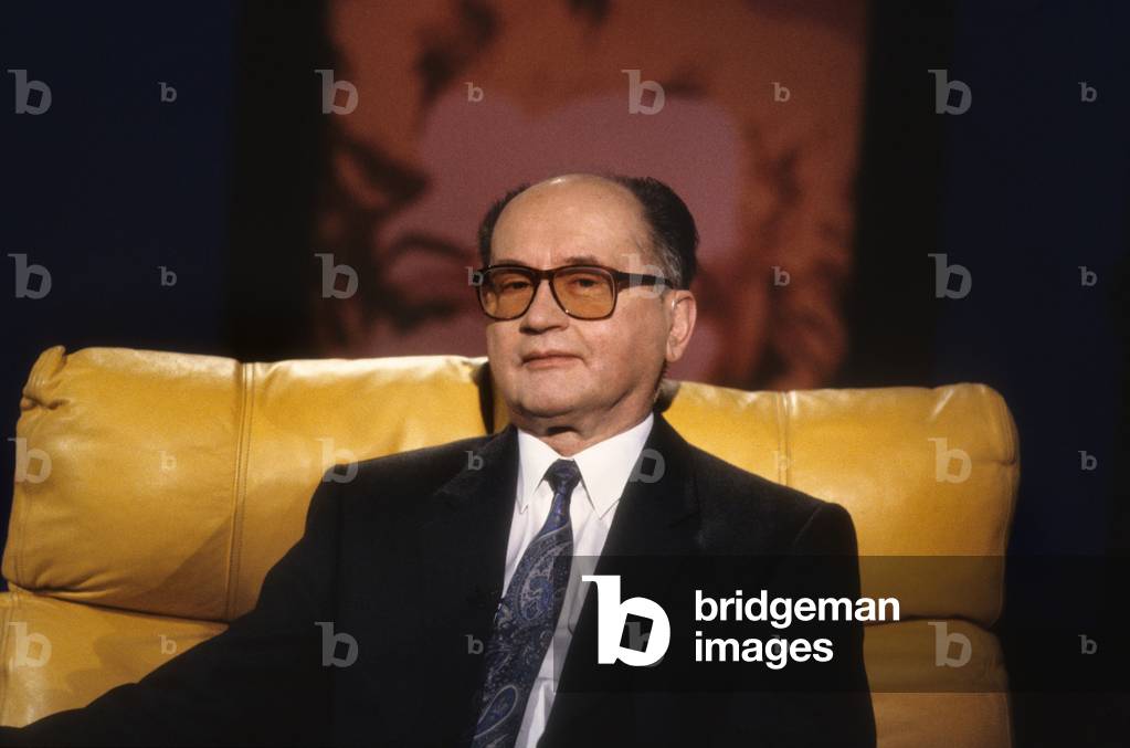 Wojciech Jaruzelski during TV Programme 