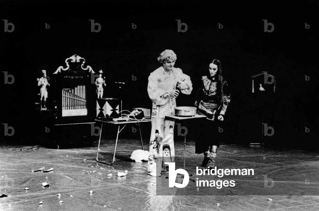 Jean-Baptiste Thierree and his Wife Victoria Chaplin in Their Show 