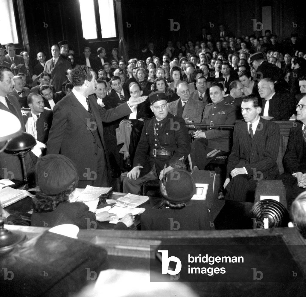 Trial of Victor Kravchenko in Paris January-April 1949 : Former Soviet Senior Civil Servant Victor Andreievitch Kravchenko Who Took Refuge in The Usa here Sue Communist Newspaper Les Lettres Francaises For Libel (b/w photo)