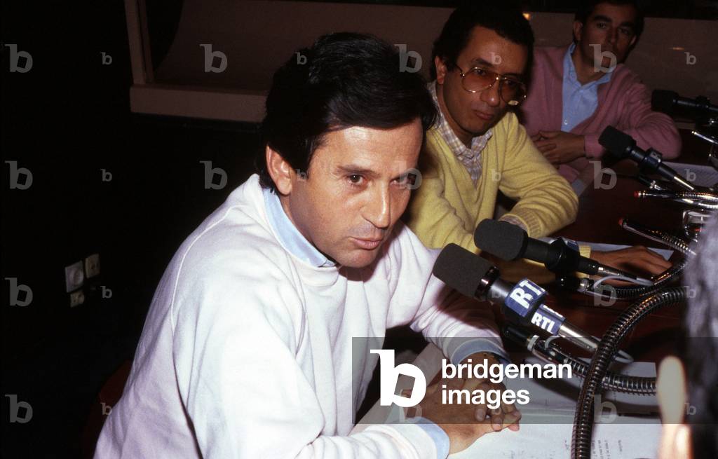 Chairman of Tvchannel Jean Drucker during Broadcast News on The-Radio October 28, 1985 (photo)