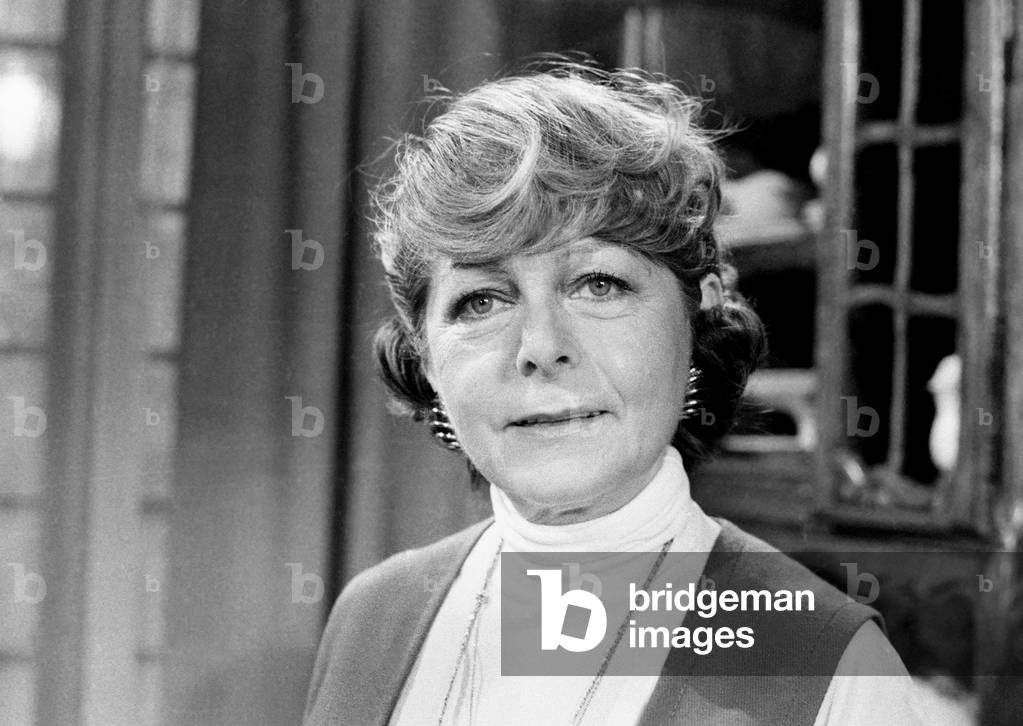 Andree Champeaux In The Sketch “The Entrepreneur Diffused During The Television Show “Serieux S'abstain” November 1987 (b/w photo)