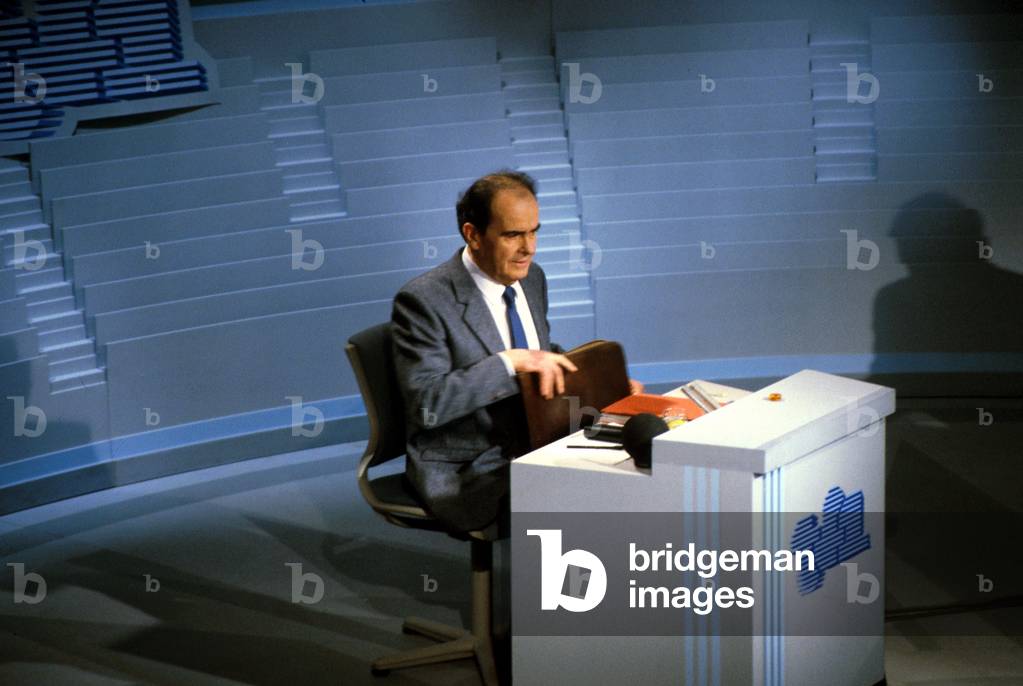 Speech of General Secretary of French Communist Party Georges Marchais on French TV Programme February 7, 1986 (photo)