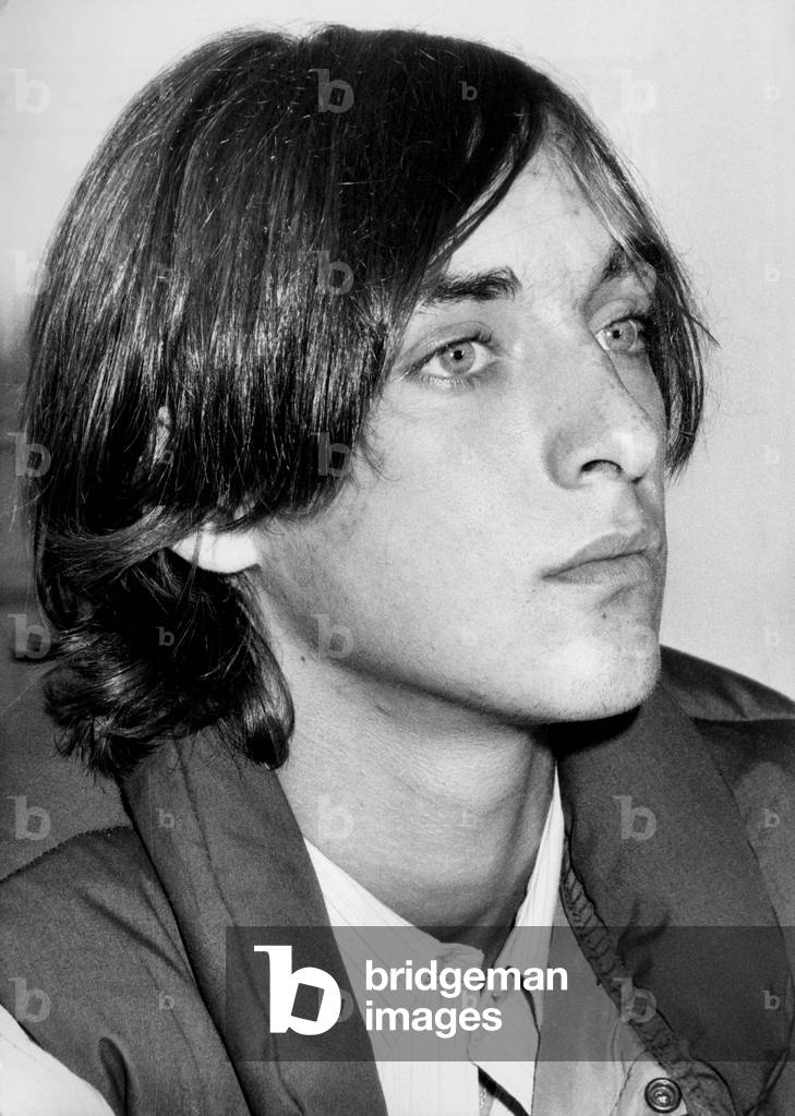 Press Conference of Diego Gary (Son of Romain Gary and Jean Seberg) After The Death of Jean Seberg, September 10, 1979, Paris (b/w photo)