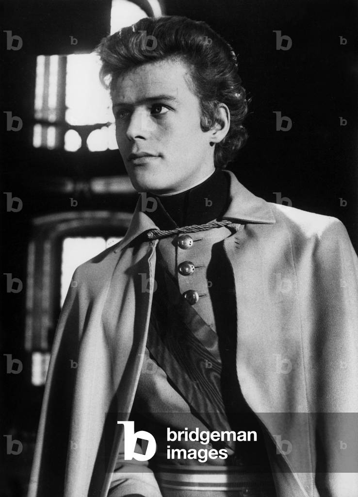 Shooting Of The Film Napoleon Ii L Aiglon De Claudeboissol With Bernard Verley (The Duke Of Reichstadt L Aiglon) 1961 (b/w photo)