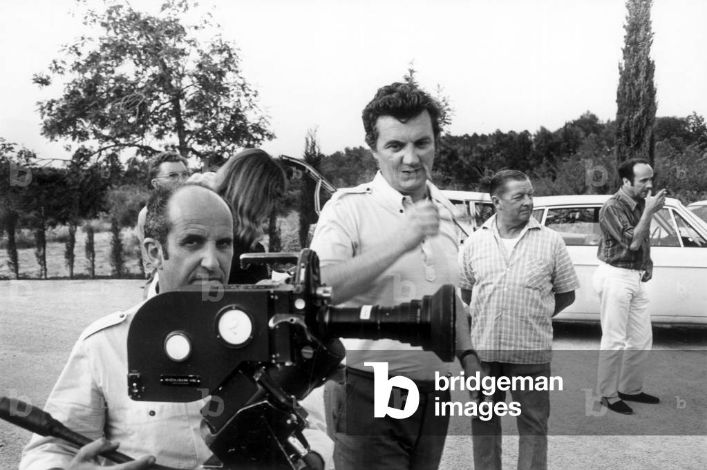 Georges Folgoas A Mangin Des La Villa De Reggiani On August 1st 1968 (b/w photo)