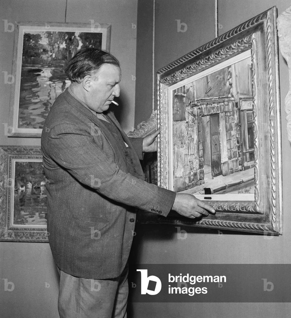 French painter Charles Chenet at the 