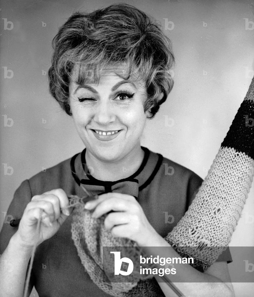 French Actress Odette Laure C. 1965 (b/w photo)