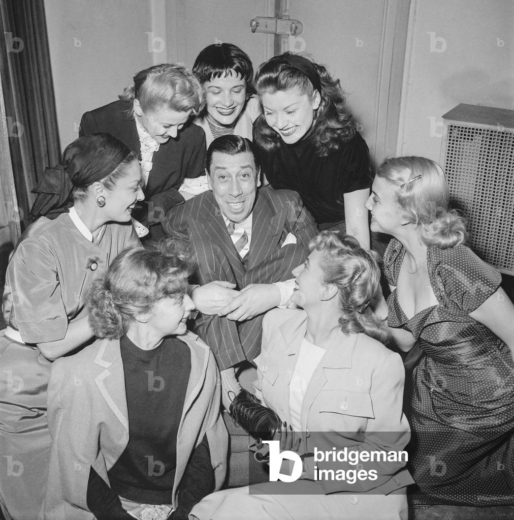 Party given at Ricard's before shooting of film 