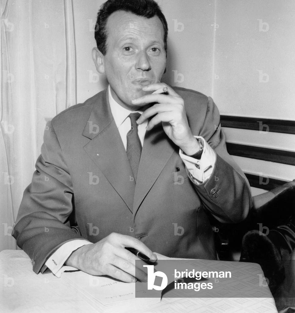 French Writer Paul Guimard Receiving Prize For his Book 
