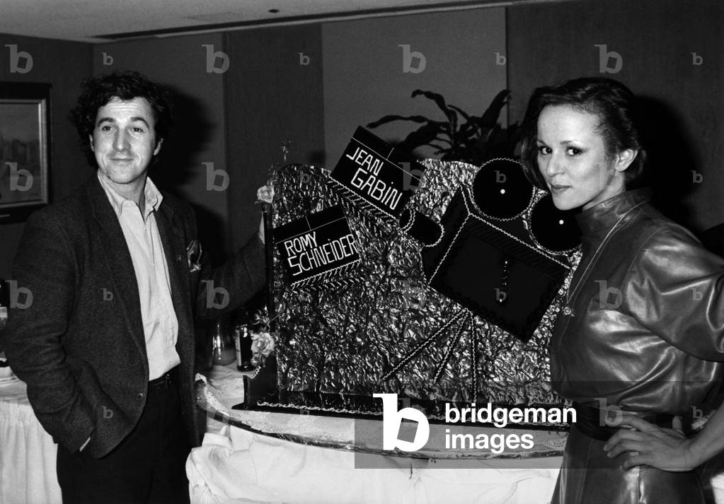 Francois Cluzet Prix Jeangabin Et Christine Boisson Prix Romyschneider March 21, 1984 (b/w photo)