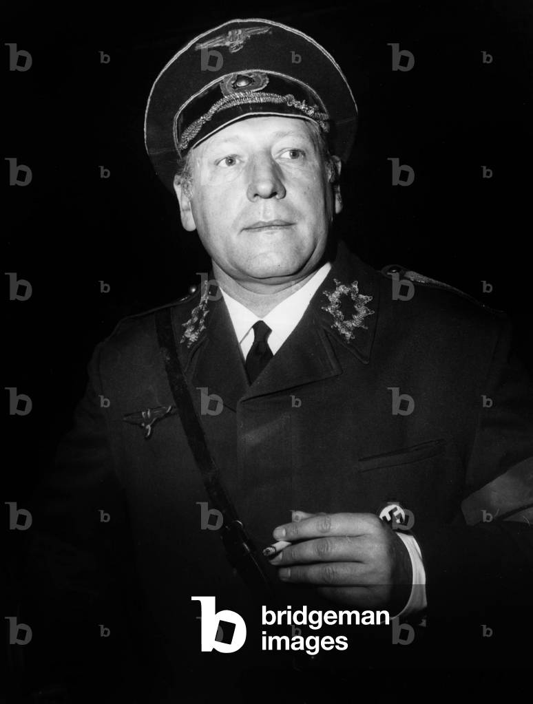 French Actor Georges Wilson during Rehearsal of Play 