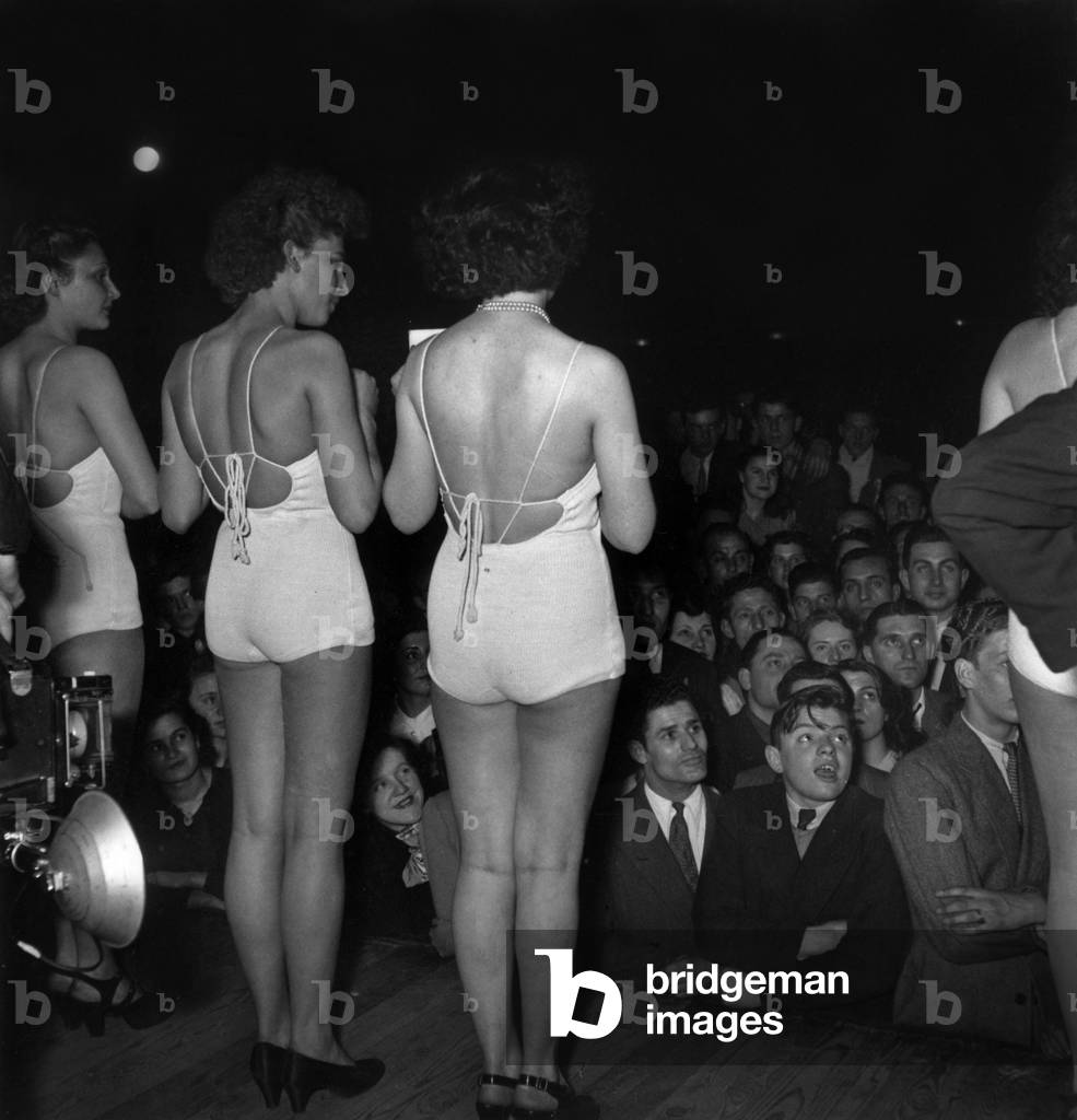 The Most Pretty Legs Contest March 19, 1949 (b/w photo)