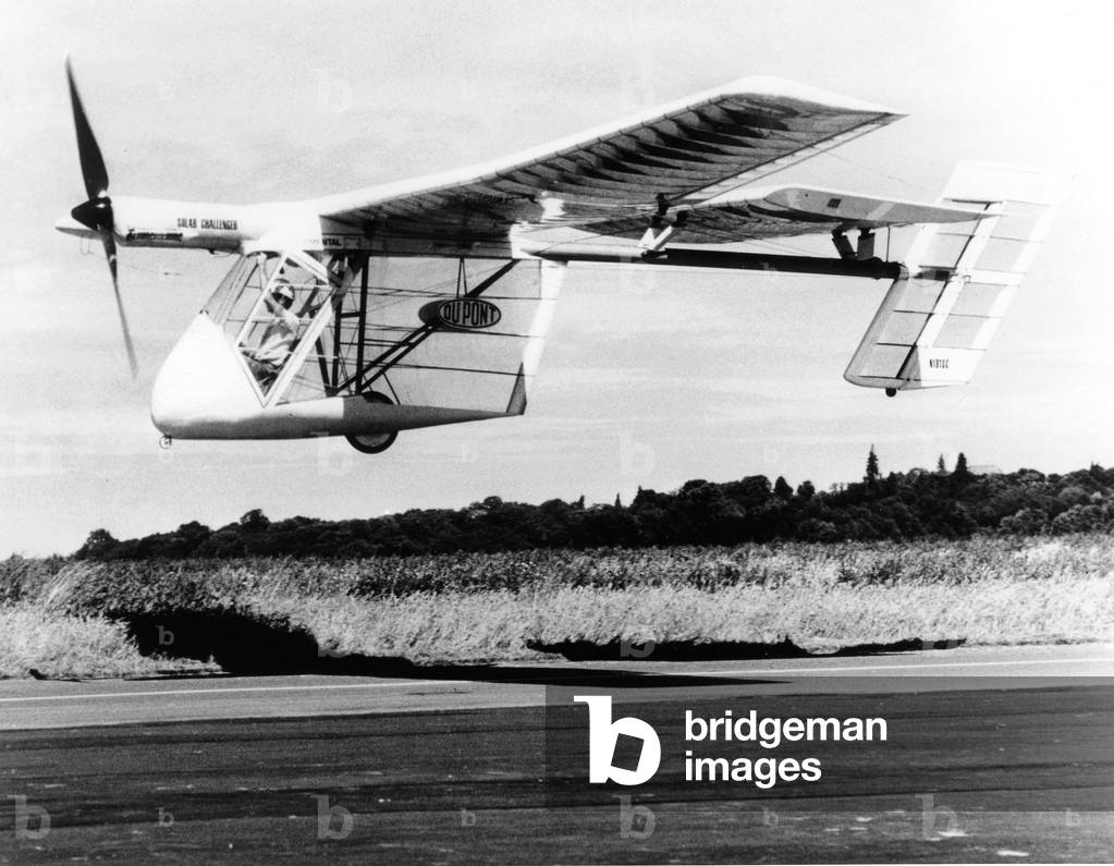 Solar Challenger June 15, 1981 (b/w photo)