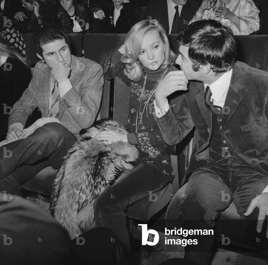 Claude Lelouch ,Caroline Celier et Jean Claude Brialy
