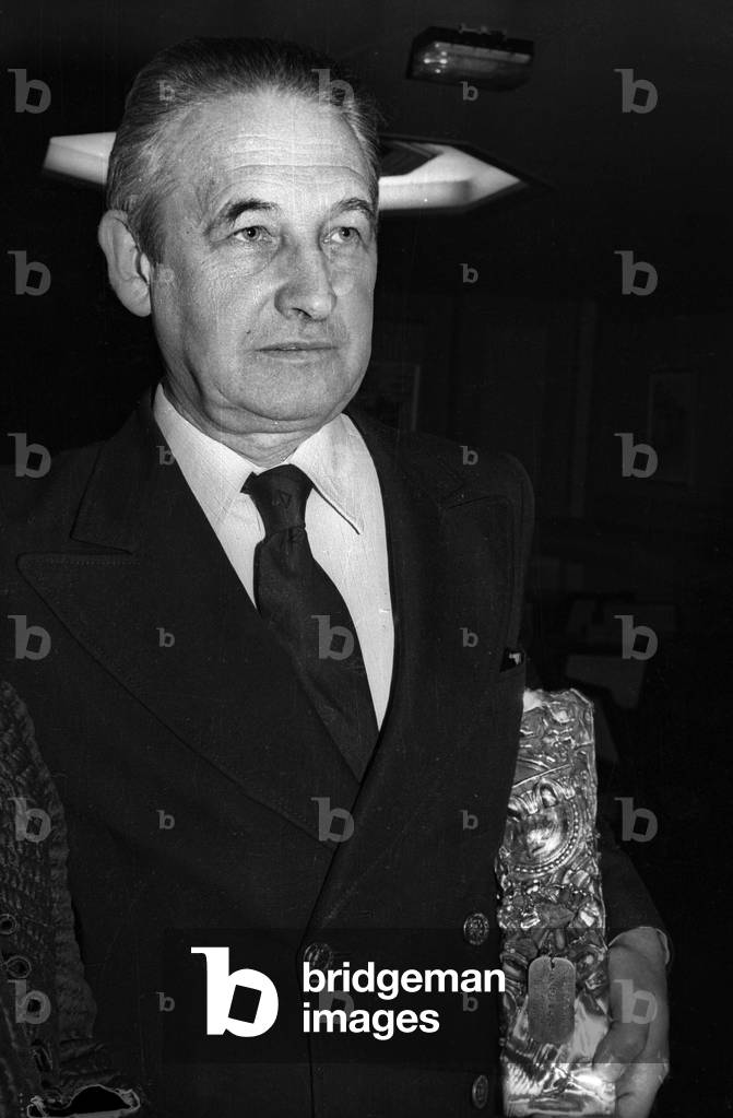 Andrzej Wajda, 1982 (b/w photo)