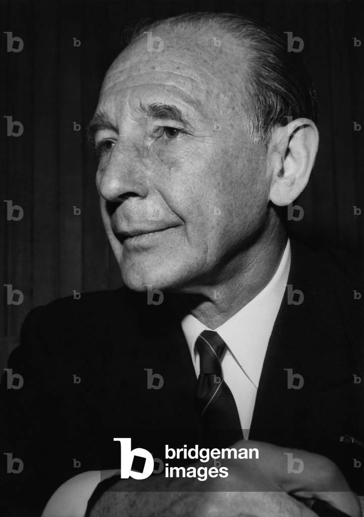 Jean Borotra Tennisman And French Politician. Here In 1970 (b/w photo)