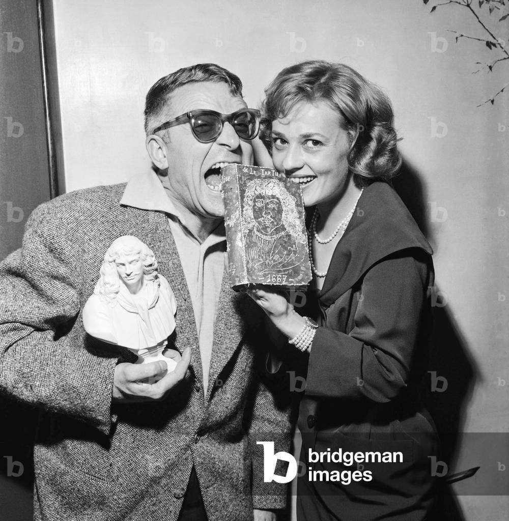 Jean Pierre Grenier and Jeanne Moreau