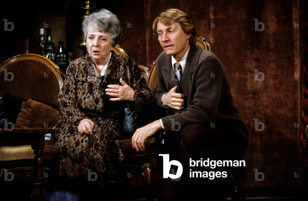 At the Theatre Tonight “Hallucinations” With Madeleine Barbulee And Jean Noel Sissia In June 1981 (photo)