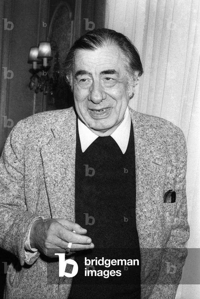 Lucien Bodard, Writer And Journalist, December 5, 1977 Neg Cx10098 (b/w photo)