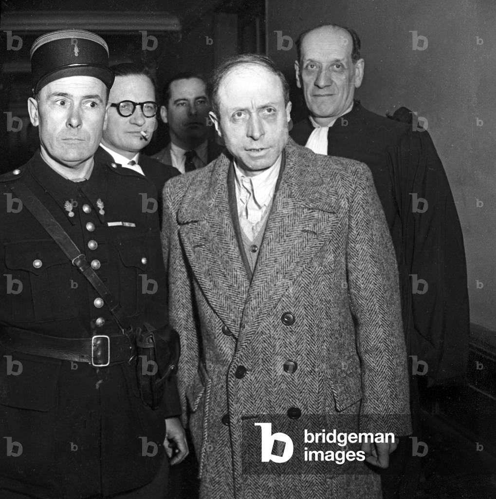 Trial of Dr Desmaret (He Pretended To Have Invented A Drug To Treat Cancer) Paris February 22, 1949 (b/w photo)