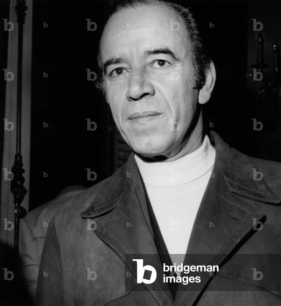 Actor Andre Pousse October 28, 1970 on Set of Film Reckonings Against The Grain (b/w photo)