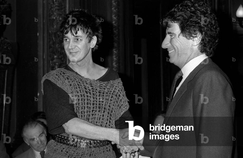 Jacques Higelin and Jack Lang