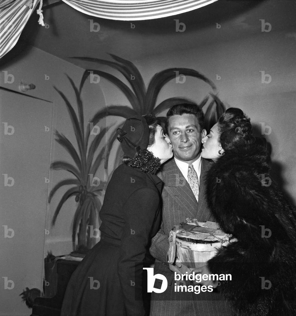 French Writer Michel Rousseau Bellier After Winning Literature Prize (