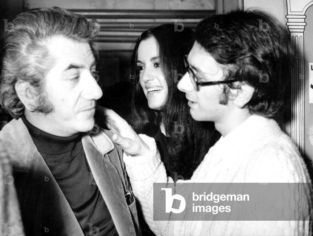 Actor Daniel Gelin With his Wife Lydie and his Son Xavier Gelin For Play 